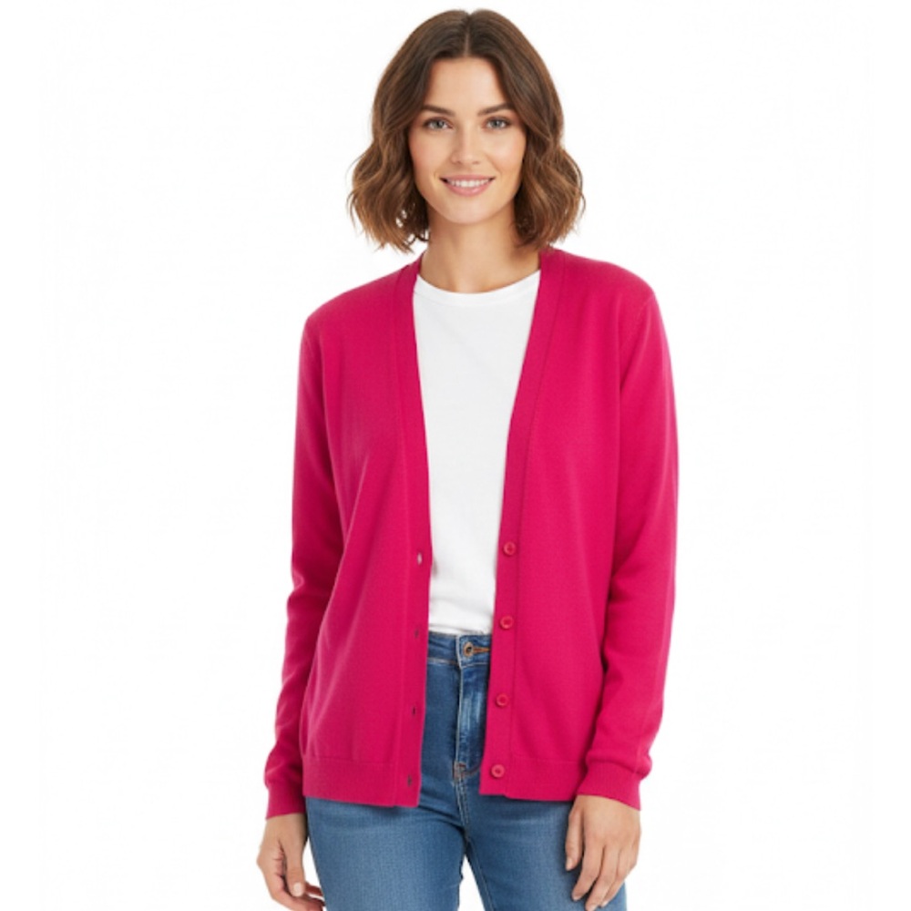 A NEW DAY Button Front Cardigan, Women’s XS, Pink
